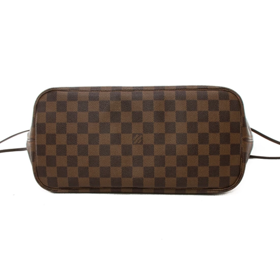 Louis Vuitton N51105 Neverfull MM Shoulder Bag Damier Ebene Canvas