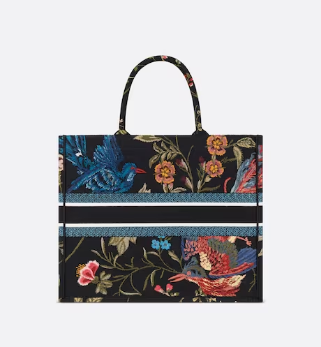 LARGE DIOR BOOK TOTE Black   (42 x 35 x 18.5 cm)