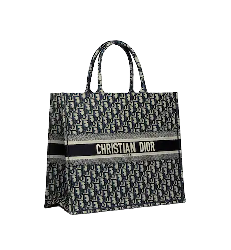 LARGE DIOR BOOK TOTE Blue Dior  (42 x 35 x 18.5 cm)