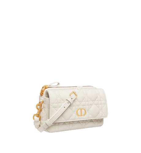 DIOR CARO POUCH Latte