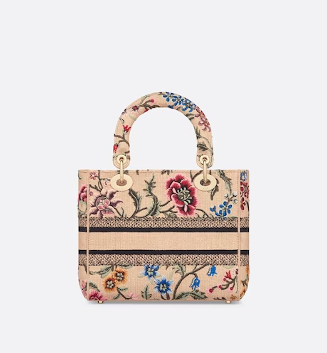 LADY D-LITE BAG Natural   with Dior
