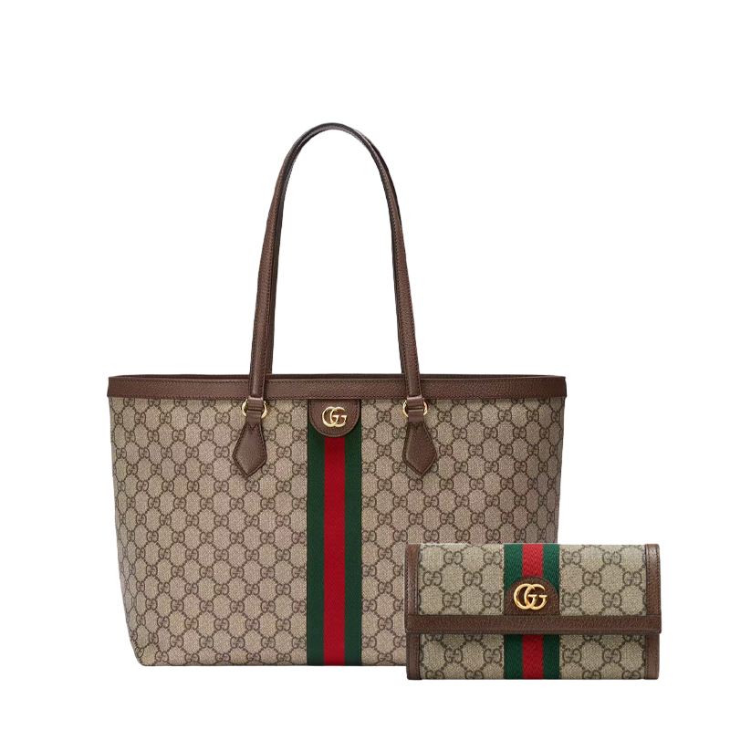 Ophidia GG medium tote+GUCCI continental wallet