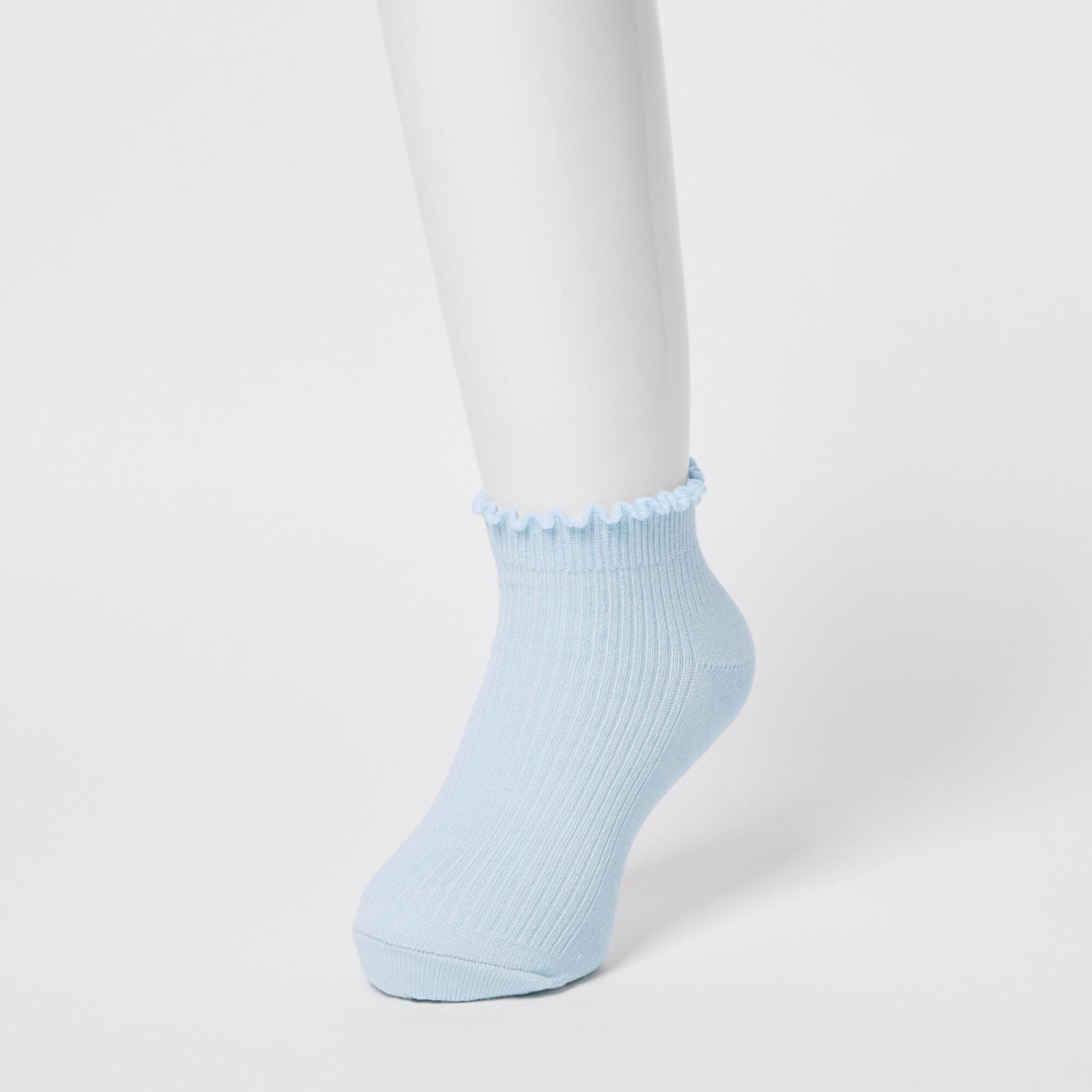 Kids Short Socks (3 Pairs) LIGHT BLUE