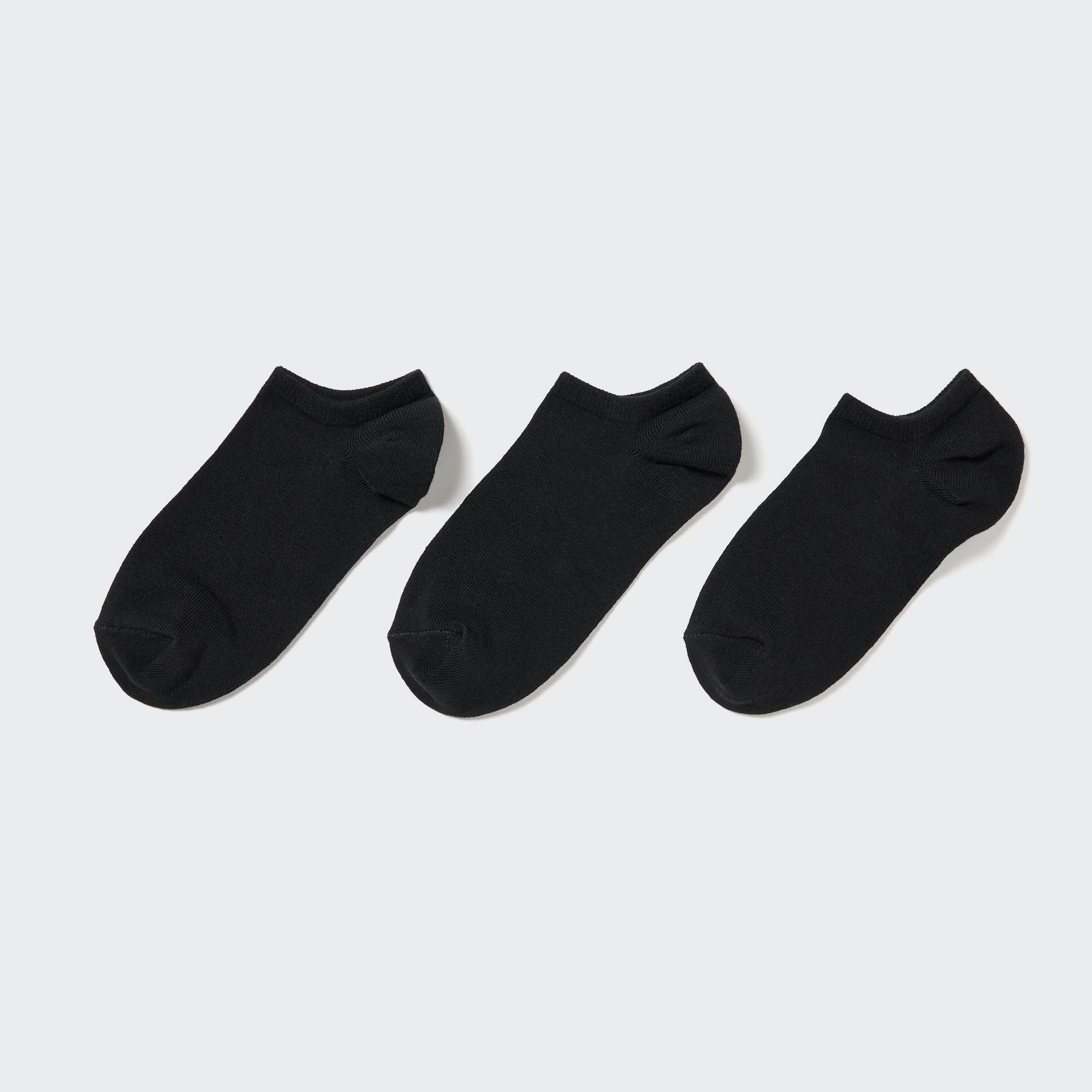 Men Short Socks (3 Pairs) Black