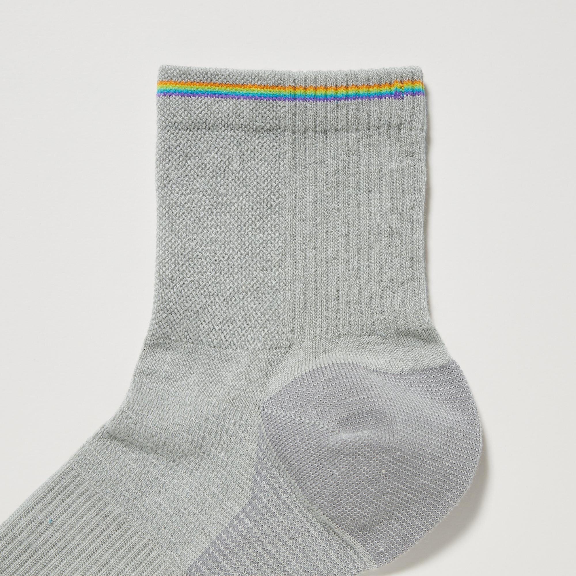 Men Sports Half Socks Gray
