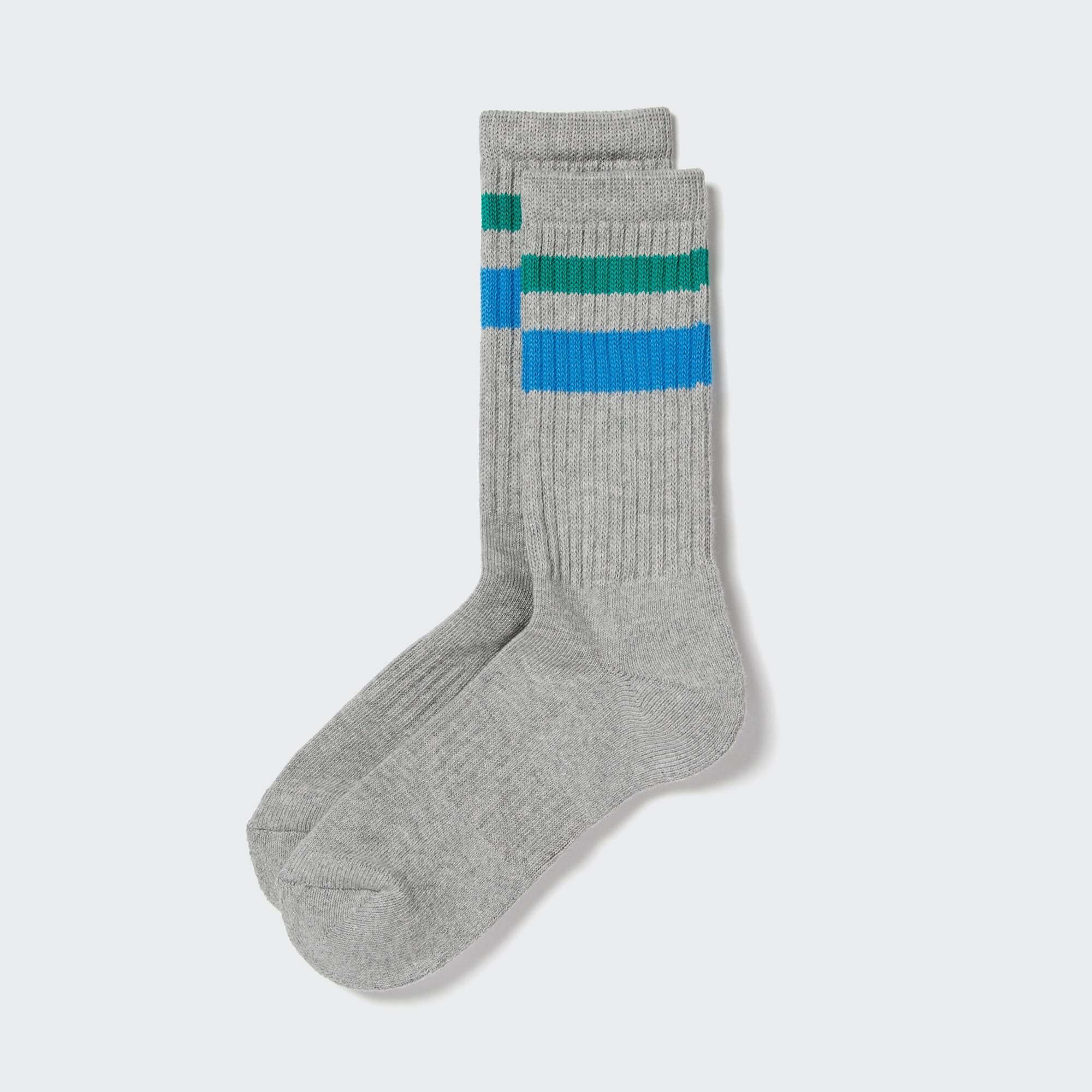 Men Pile-Lined Socks Gray