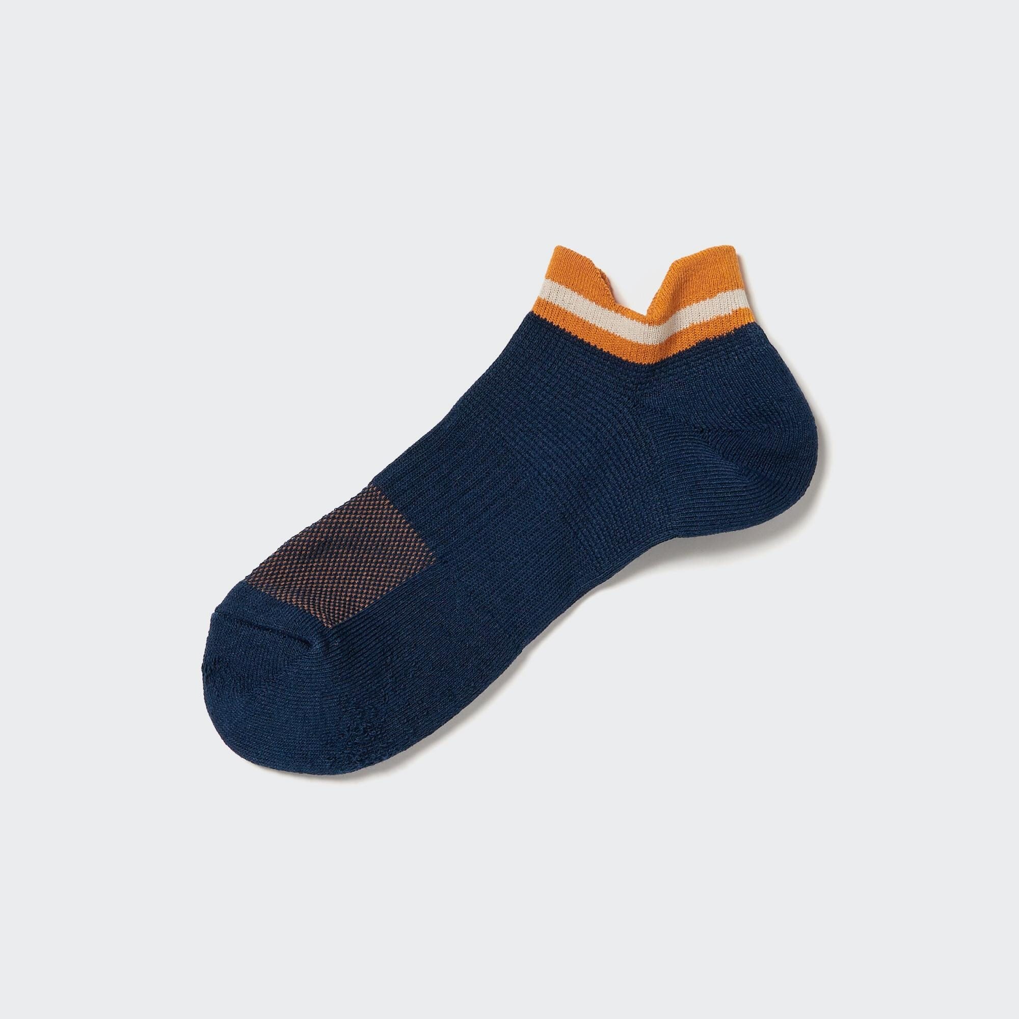 Men Sports Pile Short Socks Navy