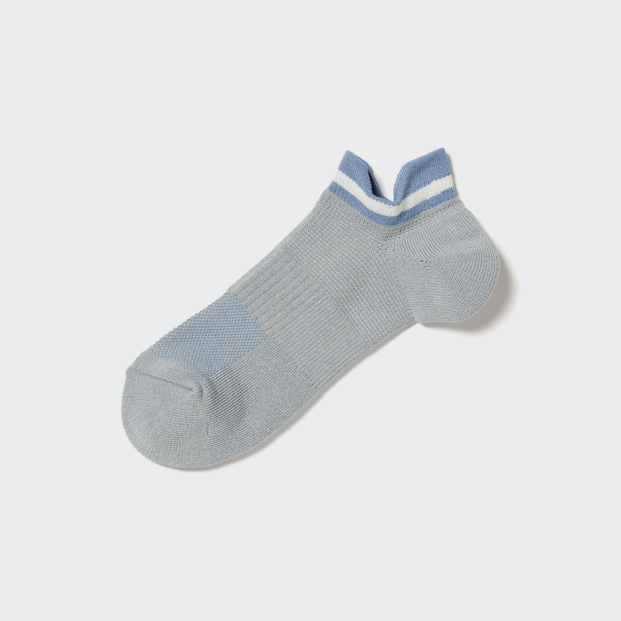 Women Sports Pile Short Socks Gray
