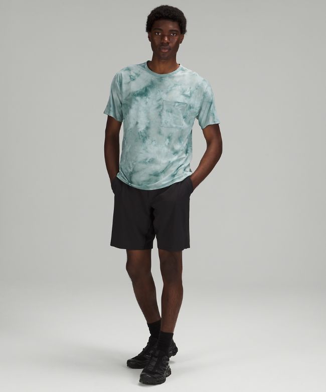 Relaxed Mesh Pocketed Short Sleeve Shirt