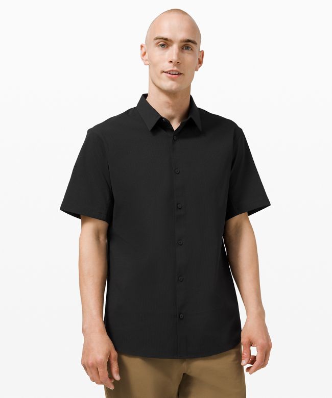 Airing Easy Short Sleeve Button Up Shirt Ventlight Mesh