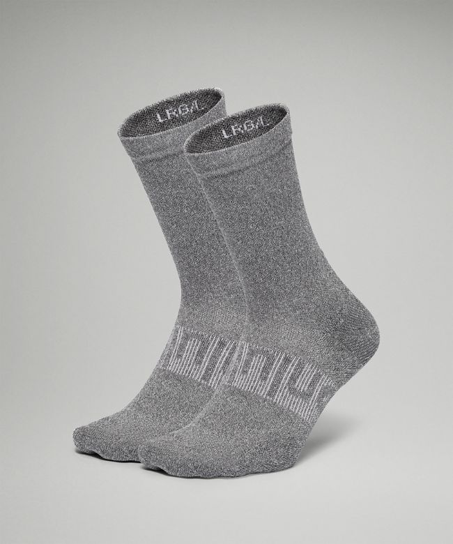 Power Stride Crew Sock 2 Pack