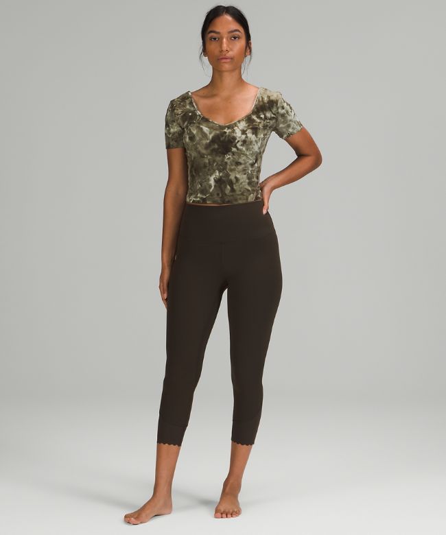 lululemon Align Scalloped Hem High-Rise Crop 23