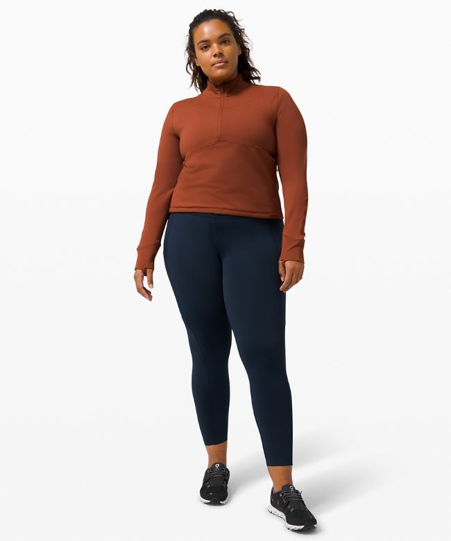 Rulu Running Cropped 1/2 Zip