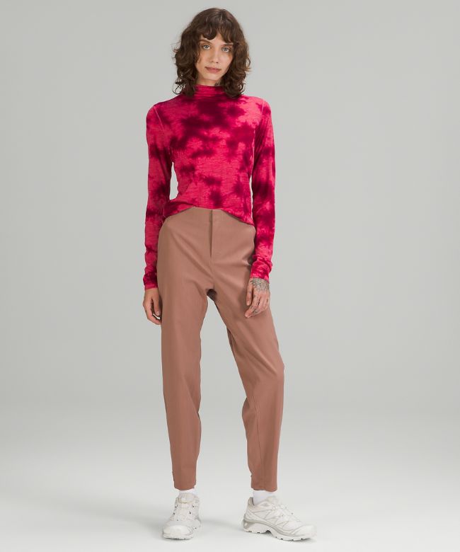 lululemon lab Wool-Blend Tie Dye Long Sleeve Shirt Online Only