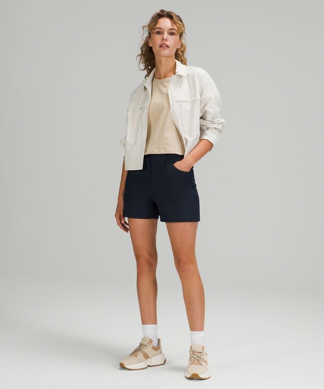 City Sleek 5 Pocket High-Rise Short 4