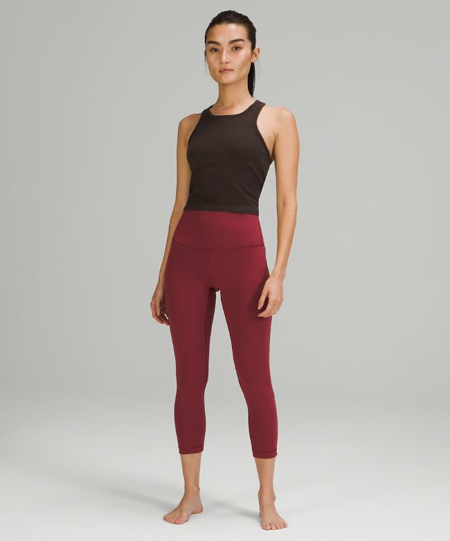 Ebb to Street Cropped Racerback Tank Top