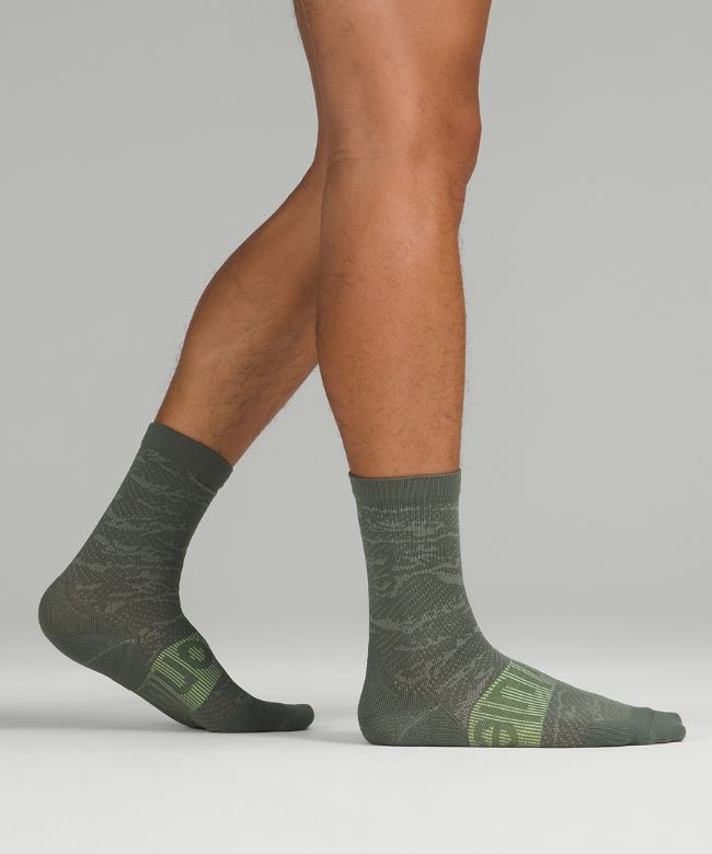 Power Stride Crew Sock Camo