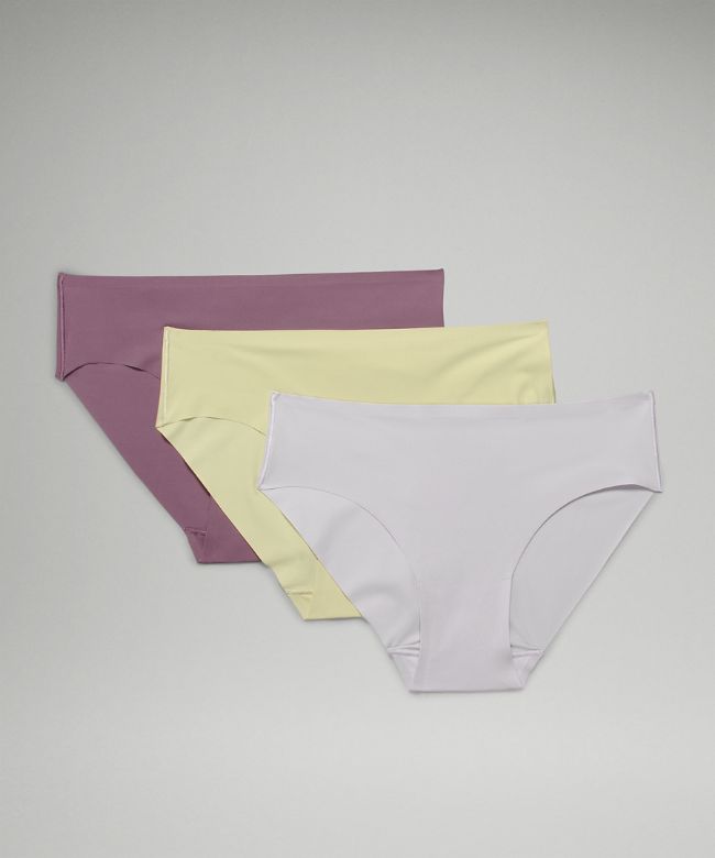 InvisiWear Mid-Rise Bikini Underwear 3 Pack