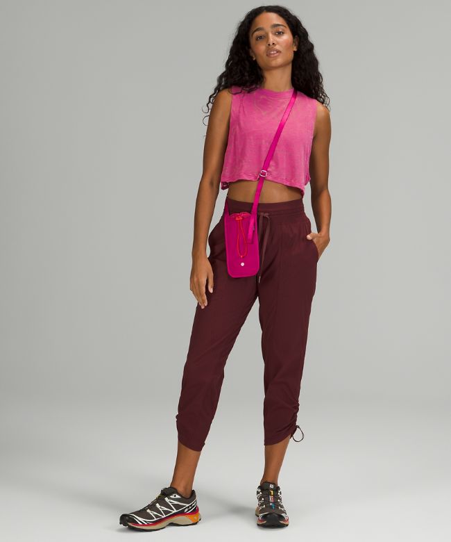 Drawcord Top-Cinch Crossbody Bag