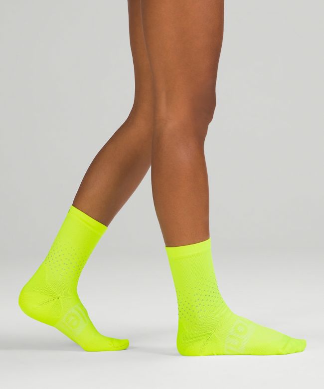 Power Stride Crew Sock Reflective