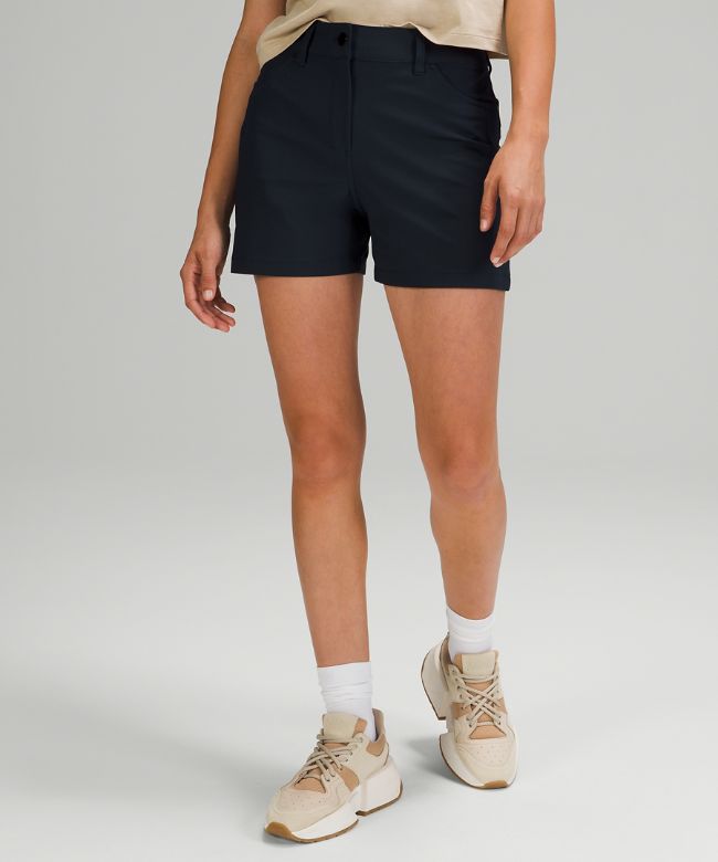 City Sleek 5 Pocket High-Rise Short 4