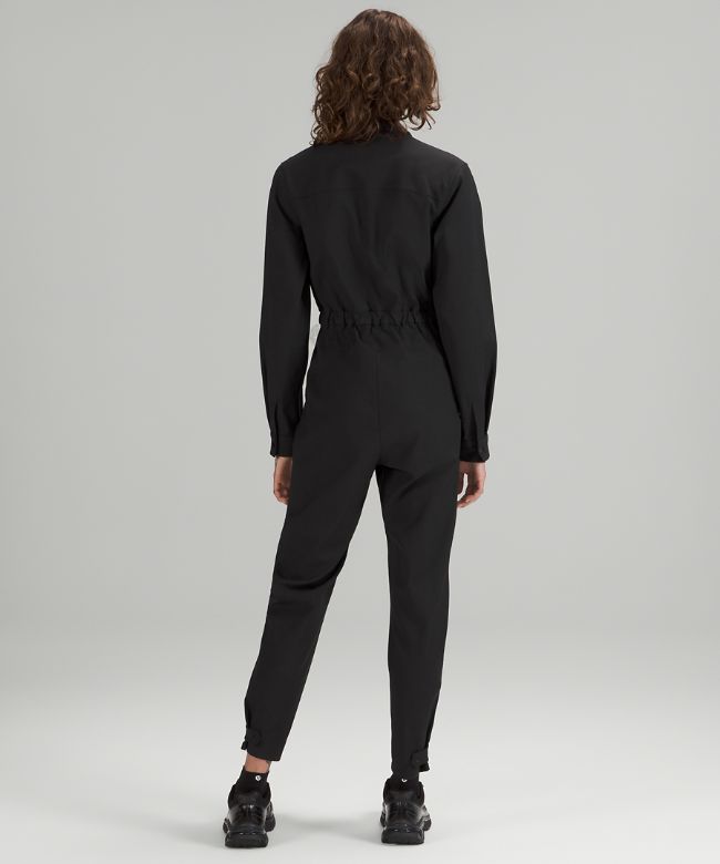 lululemon lab Wool-Blend Long Sleeve Jumpsuit Online Only