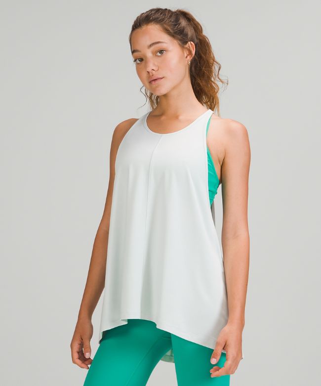 High Neck Racerback Tank Top