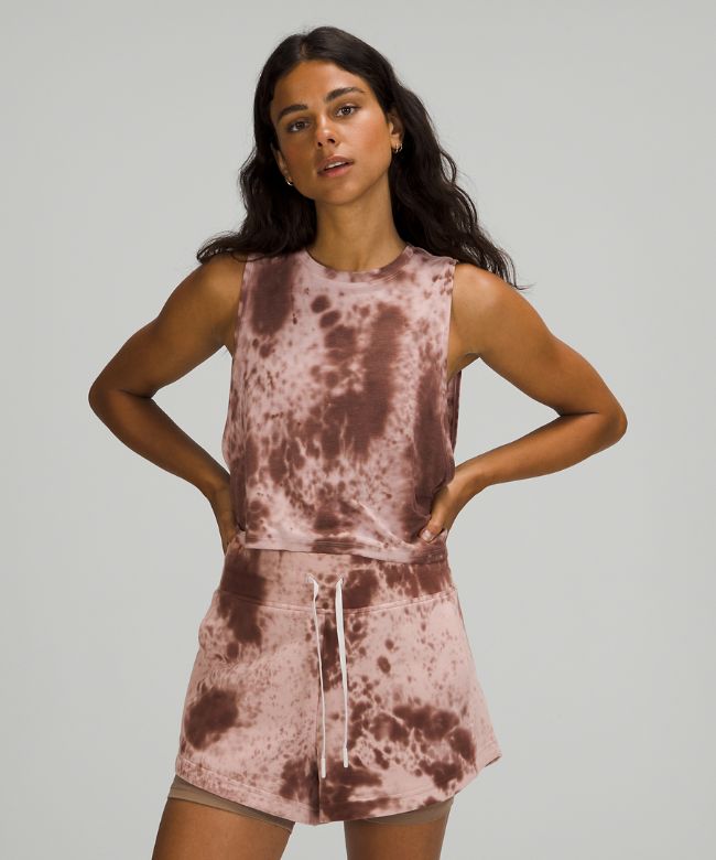 Cut Back Crop Tank Top