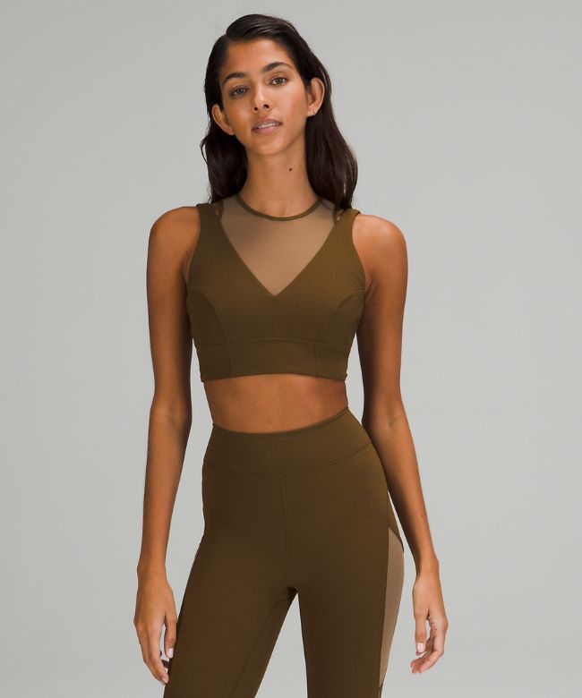 lululemon lab Mesh High-Neck Bra