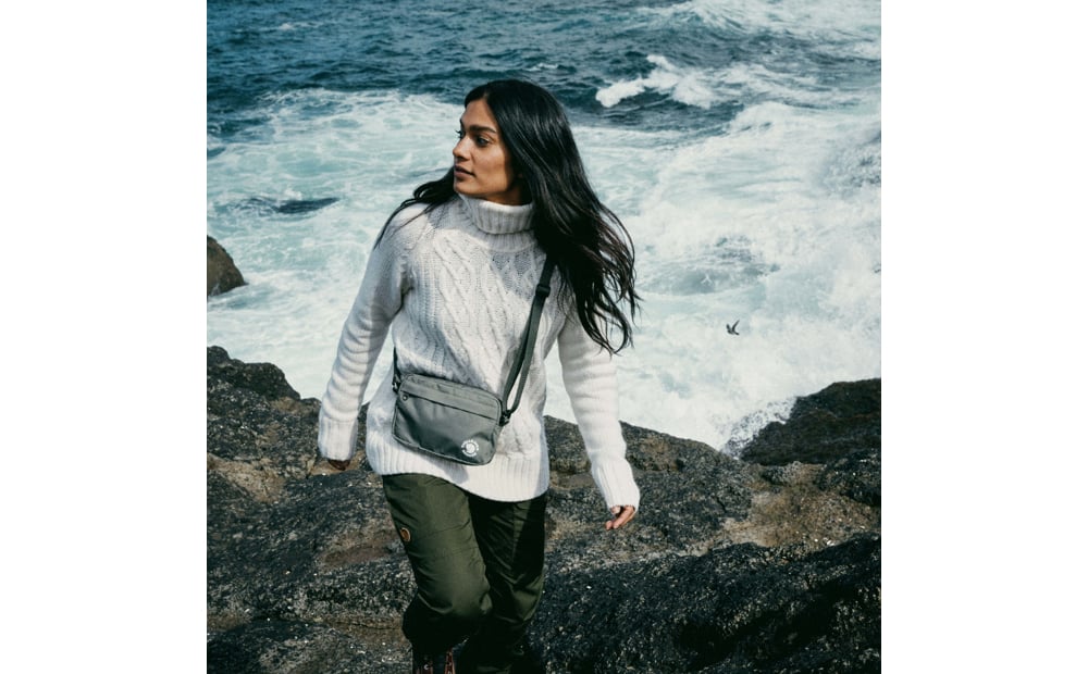 Övik Cable Knit Roller Neck W