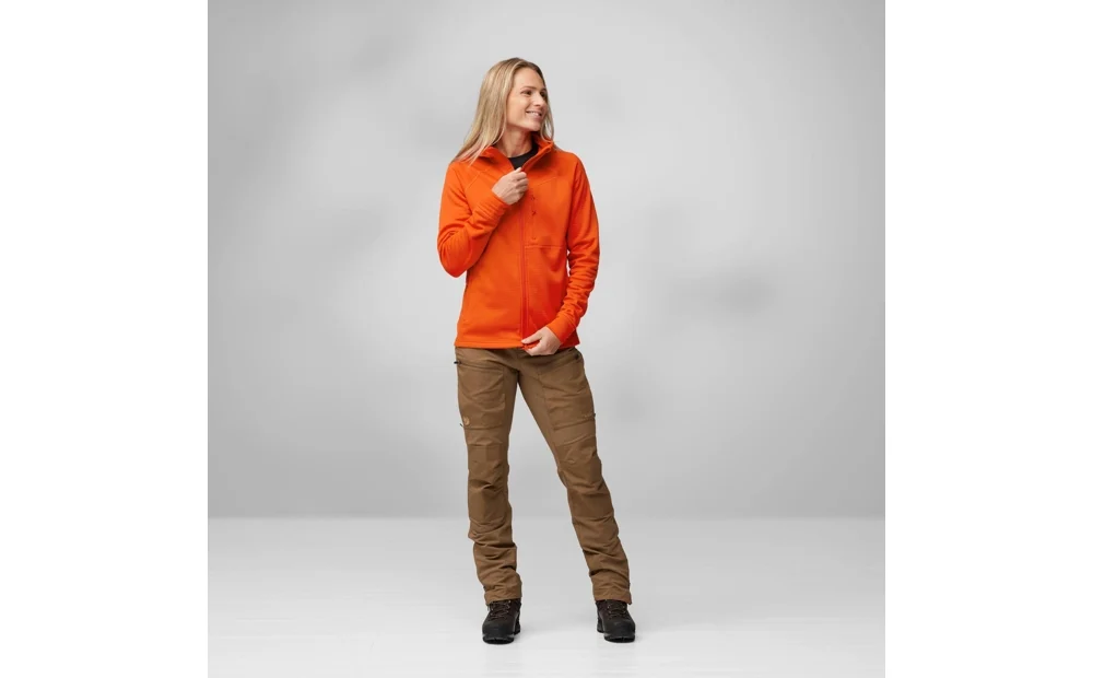 Abisko Grid Fleece Hoodie W