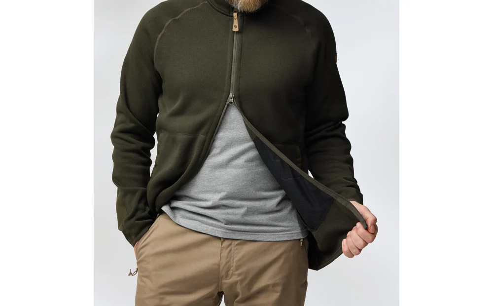 Övik Fleece Zip Sweater M