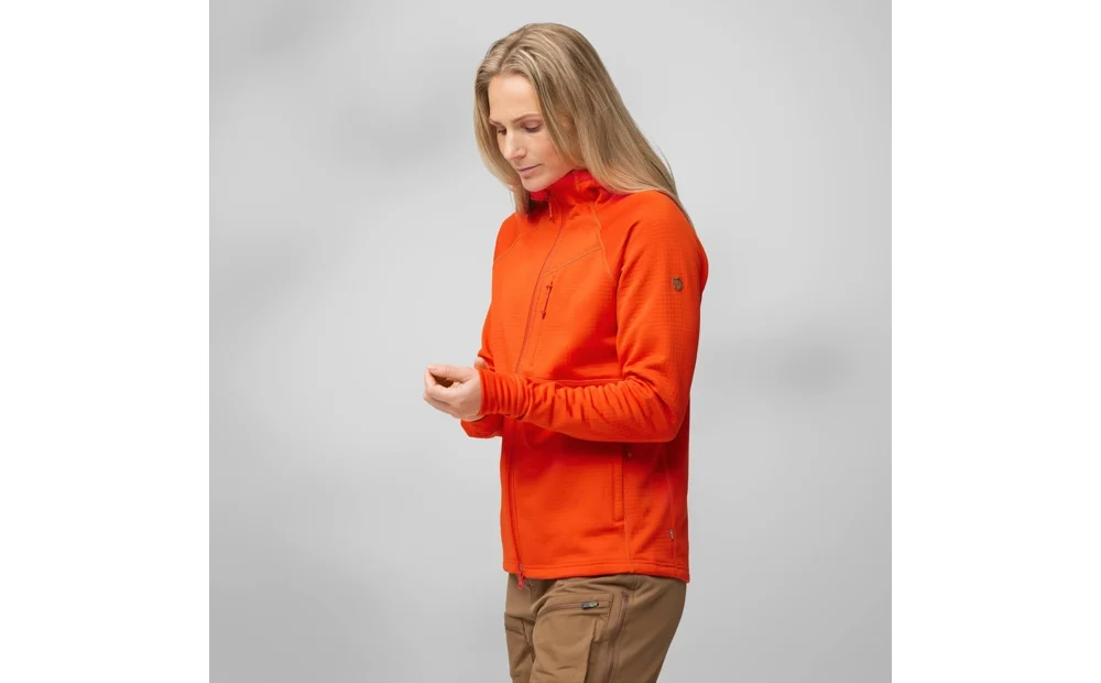 Abisko Grid Fleece Hoodie W