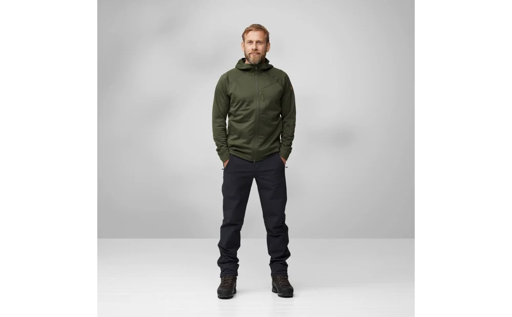 Abisko Grid Fleece Hoodie M