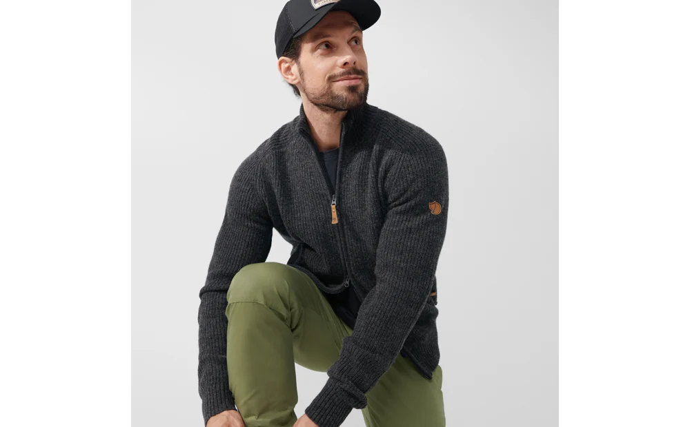 Övik Zip Cardigan Knit M