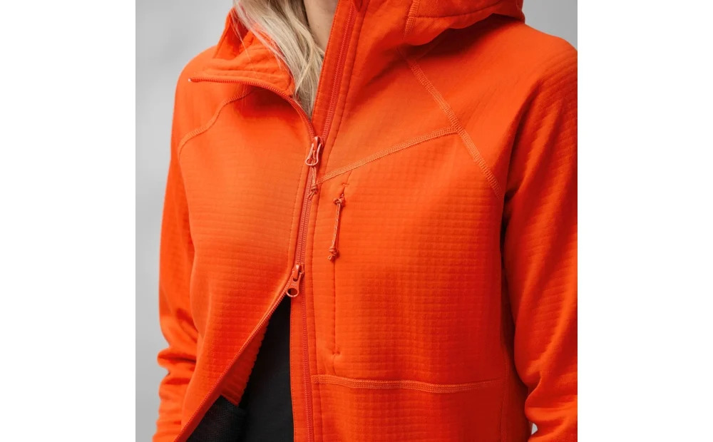 Abisko Grid Fleece Hoodie W