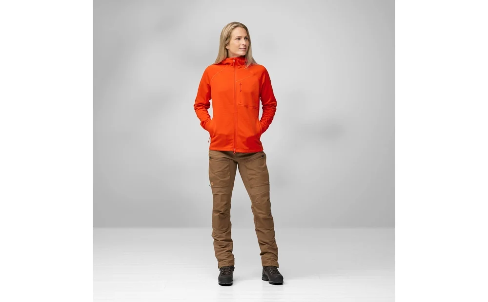 Abisko Grid Fleece Hoodie W