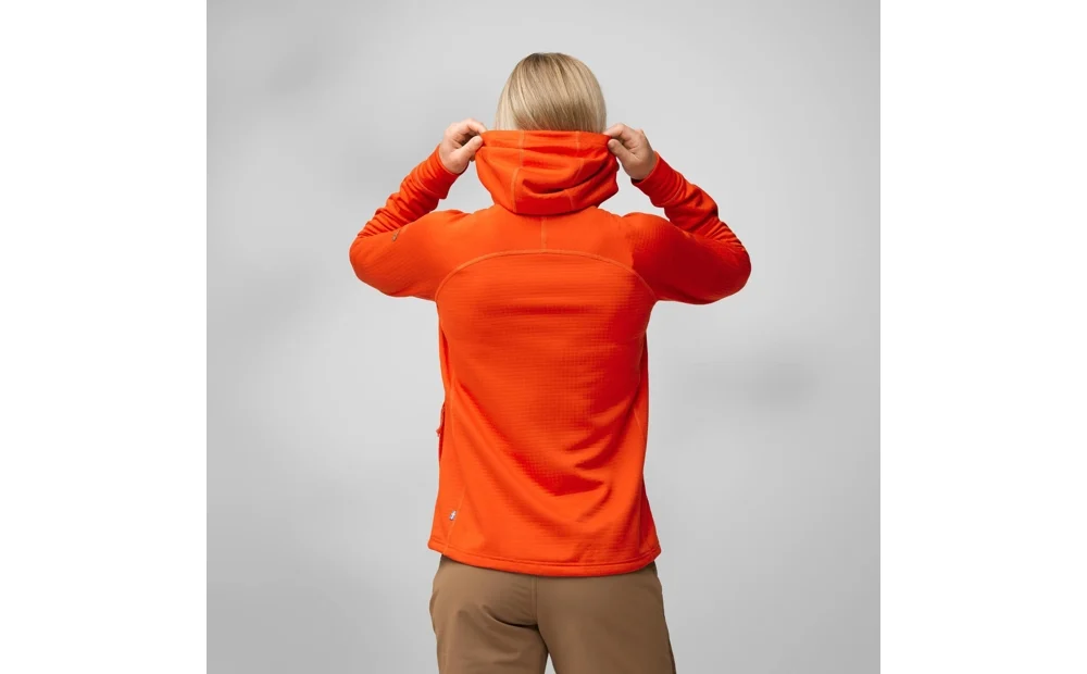 Abisko Grid Fleece Hoodie W