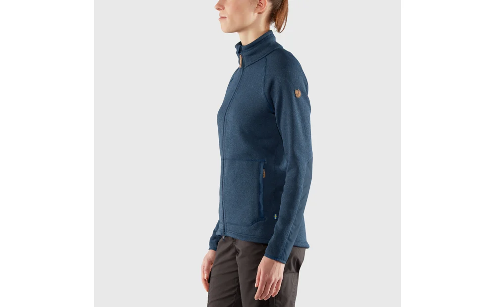 Övik Fleece Zip Sweater W