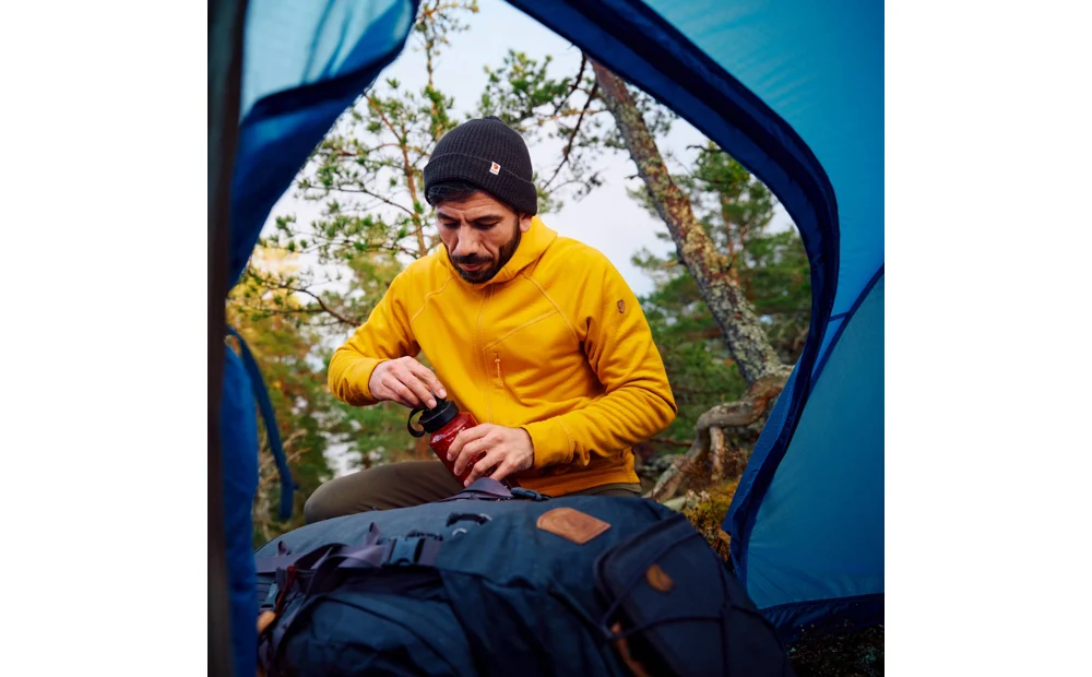 Abisko Grid Fleece Hoodie M