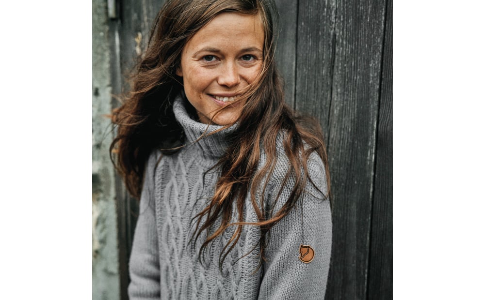 Övik Cable Knit Roller Neck W