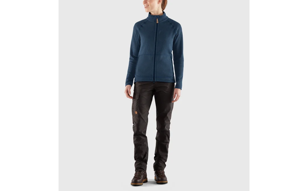 Övik Fleece Zip Sweater W