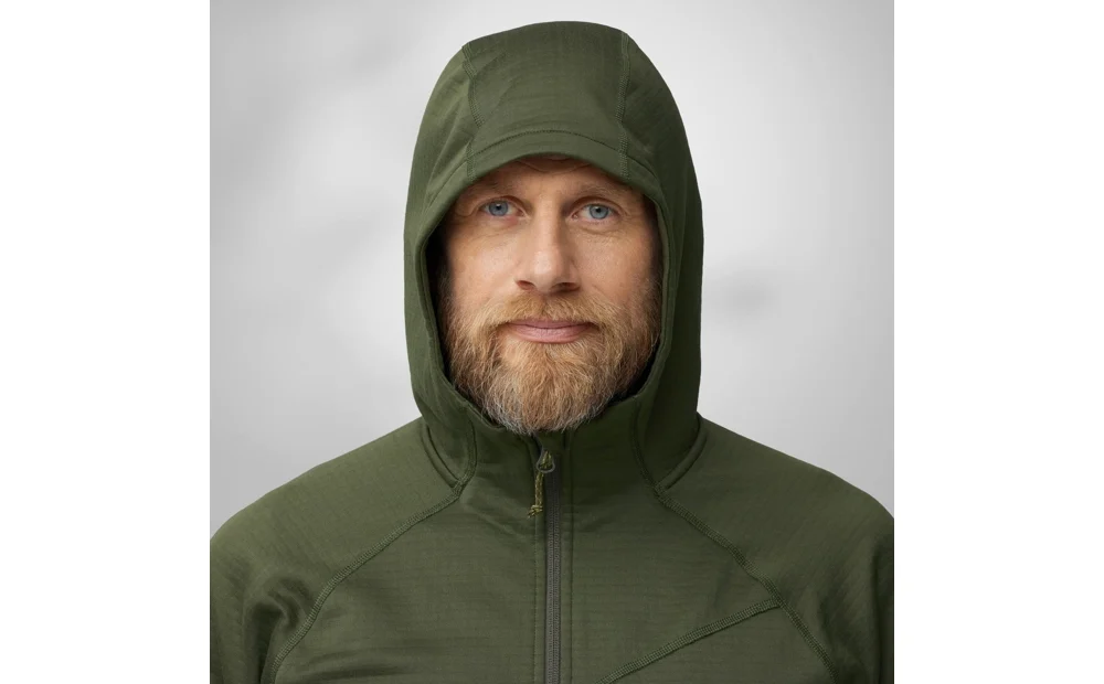 Abisko Grid Fleece Hoodie M