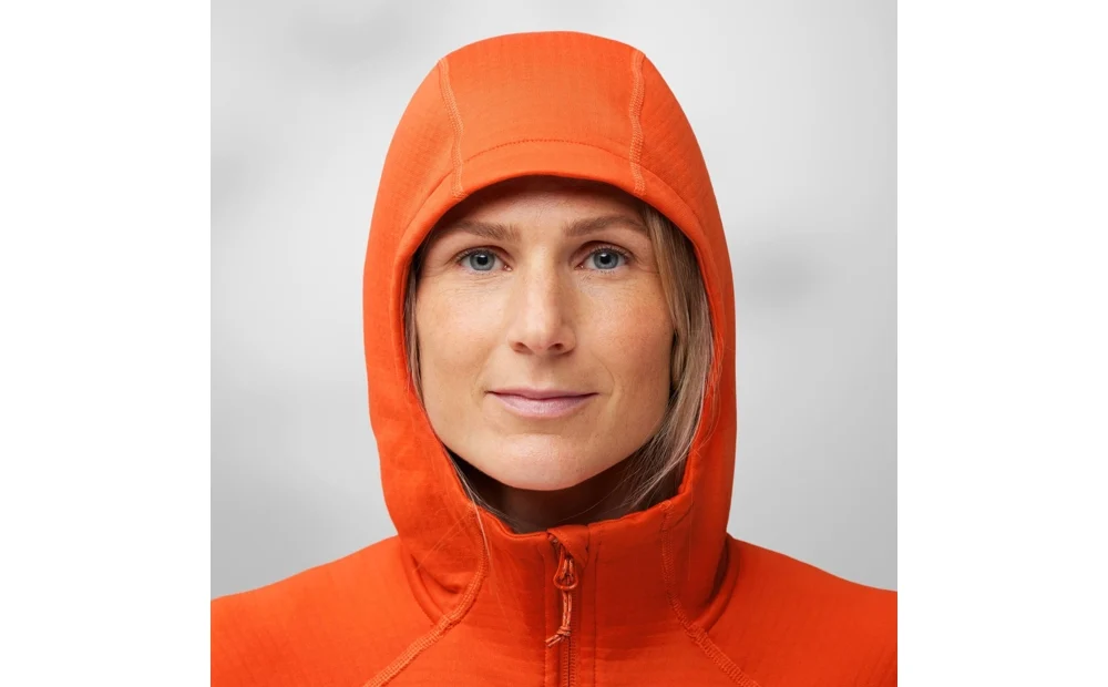 Abisko Grid Fleece Hoodie W