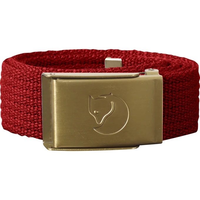 Kids Canvas Brass Belt