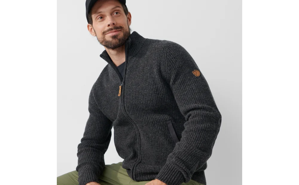 Övik Zip Cardigan Knit M