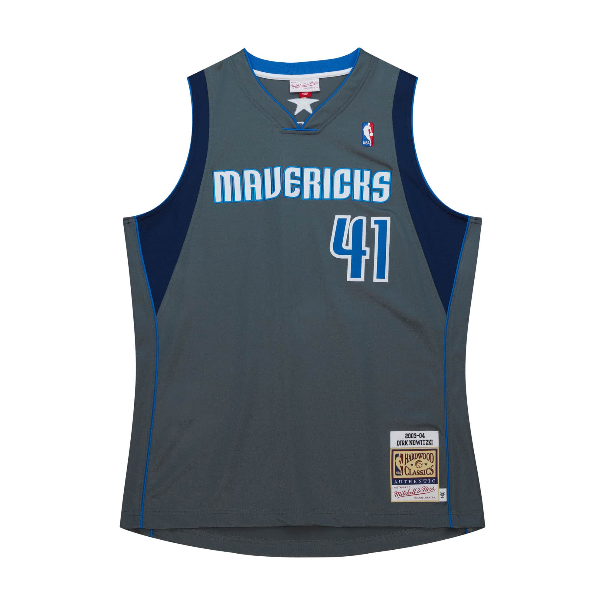 Authentic Dirk Nowitzki Dallas Mavericks Alternate 2003-04 Jersey