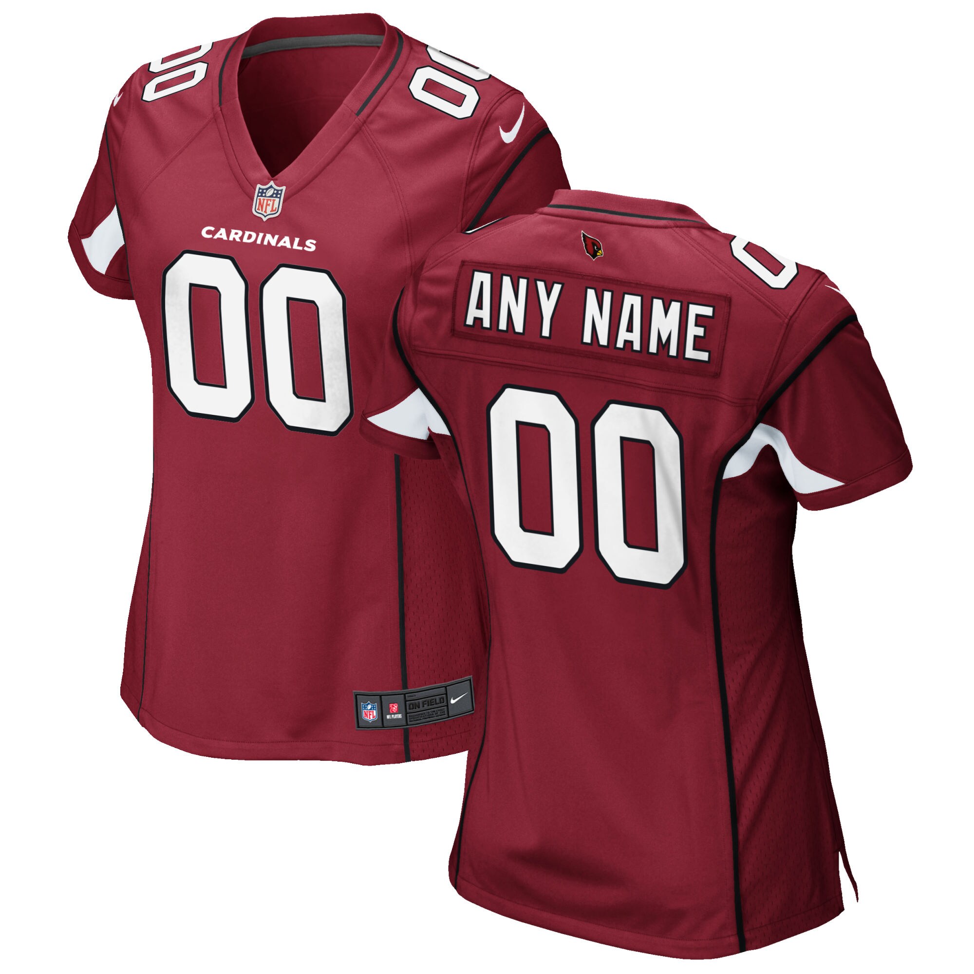 Arizona Cardinals Nike Women's Custom Game Jersey - Cardinal