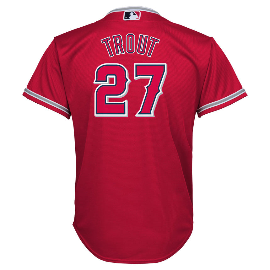 Preschool Mike Trout Los Angeles Angels Red Child Replica Team Jersey