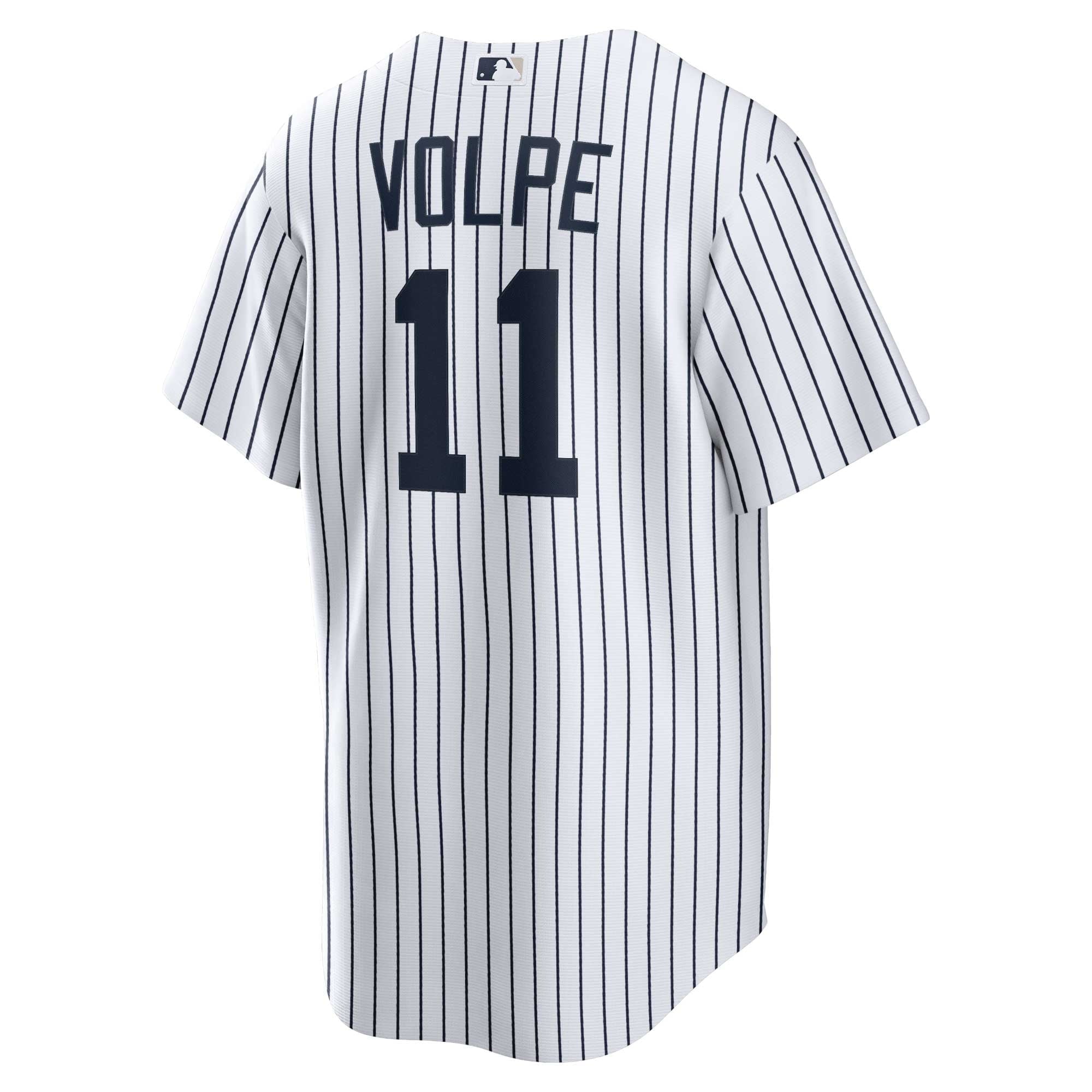 Men's Nike Anthony Volpe White New York Yankees Home Replica Player Jersey